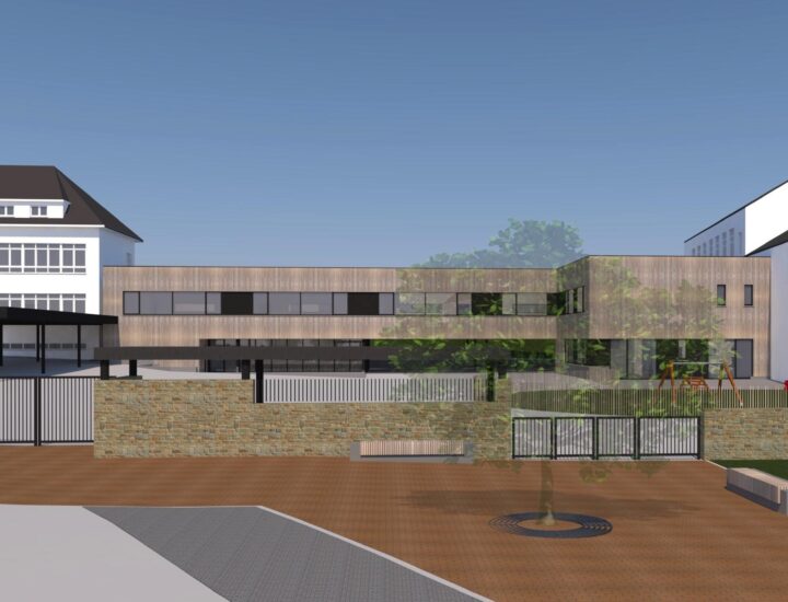 Démolition et reconstruction de l'école maternelle Notre-Dame à Bastogne dans le cadre du PRR